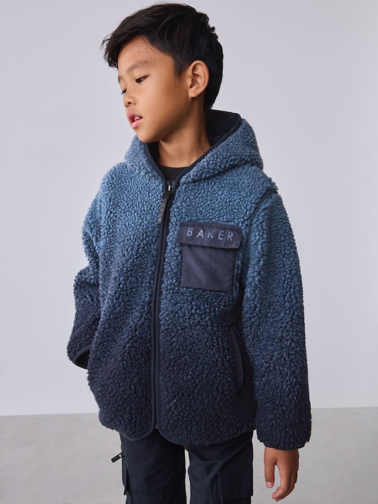 Baker by Ted Baker Zip Through Ombre Fleece - 13şəkildən 1 şəkil