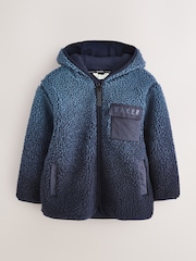 Baker by Ted Baker Zip Through Ombre Fleece - 13şəkildən 7 şəkil