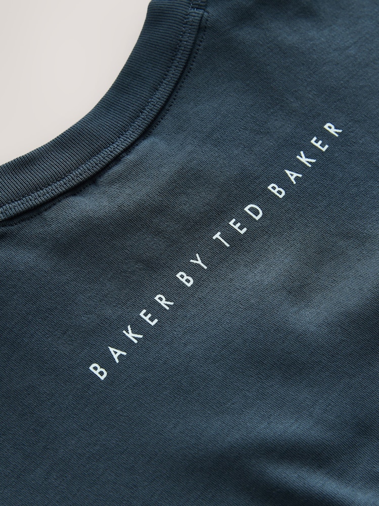 Baker by Ted Baker Oversized Embossed T-Shirt - Image 12 of 12 Baker by Ted Baker Oversized Embossed T-Shirt - Image 12 of 12