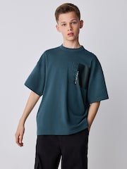 Baker by Ted Baker Oversized Embossed T-Shirt - Image 2 of 12