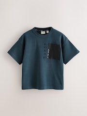 Baker by Ted Baker Oversized Embossed T-Shirt - Image 7 of 12