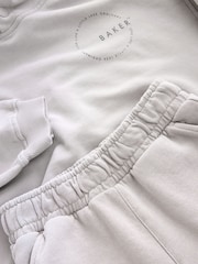 Baker by Ted Baker Stone Oversized Washed Hoodie and Joggers Set - Image 10 of 14