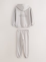 Baker by Ted Baker Stone Oversized Washed Hoodie and Joggers Set - Image 9 of 14