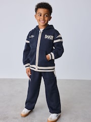 Baker by Ted Baker Varsity Zip Through Hoodie, T-Shirt and Wide Leg Joggers Set - Image 2 of 7
