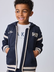 Baker by Ted Baker Varsity Zip Through Hoodie, T-Shirt and Wide Leg Joggers Set - Image 4 of 7