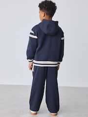 Baker by Ted Baker Varsity Zip Through Hoodie, T-Shirt and Wide Leg Joggers Set - Image 5 of 7
