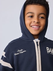 Baker by Ted Baker Varsity Zip Through Hoodie, T-Shirt and Wide Leg Joggers Set - Image 6 of 7