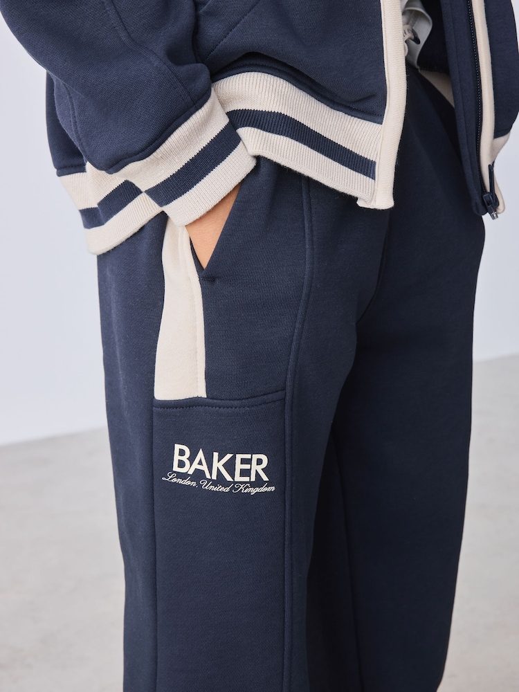 Baker by Ted Baker Varsity Zip Through Hoodie, T-Shirt and Wide Leg Joggers Set - Image 7 of 7 Baker by Ted Baker Varsity Zip Through Hoodie, T-Shirt and Wide Leg Joggers Set - Image 7 of 7