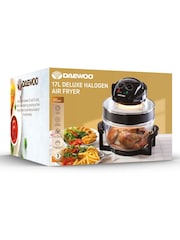 Daewoo Black Halogen Air Fryer 17L - Image 1 of 7