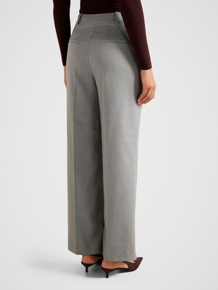 Forever New Grey Raine Straight Leg Pants - Image 2 of 5 Forever New Grey Raine Straight Leg Pants - Image 2 of 5