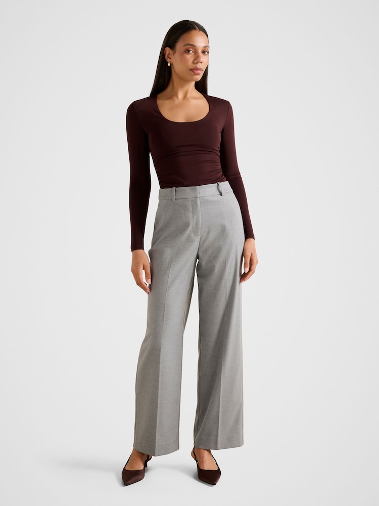 Forever New Grey Raine Straight Leg Pants - Image 5 of 5 Forever New Grey Raine Straight Leg Pants - Image 5 of 5