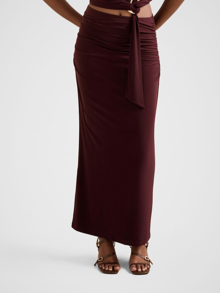 Forever New Purple Jazelle Petite Jersey Maxi Skirt - Image 1 of 5 Forever New Purple Jazelle Petite Jersey Maxi Skirt - Image 1 of 5