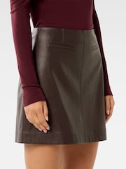 Forever New Addison Leather Mini Skirt - Imagen 3 de 5
