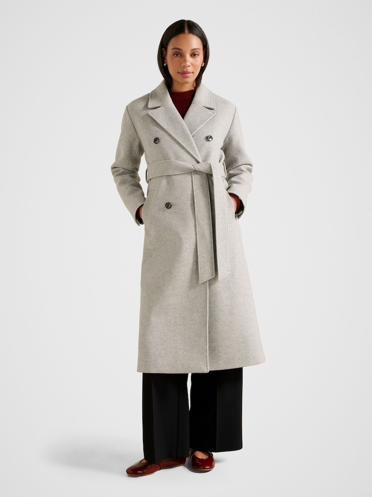 Forever New Grey Shyla Belted Coat - Image 2 of 5 Forever New Grey Shyla Belted Coat - Image 2 of 5