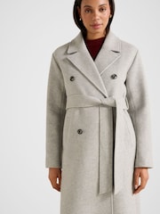 Forever New Grey Shyla Belted Coat - Image 5 of 5