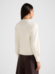Forever New White Harmony Floral Embroidered Sweater - Image 2 of 5