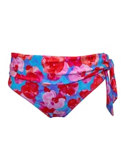 Pour Moi Blue Marrakesh Tie Foldover Briefs - Image 3 of 4