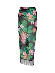 Pour Moi Black Sarong Chiffon Multiway Beach Cover-Up - Image 5 of 5