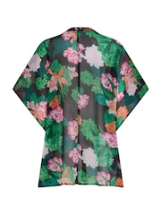 Pour Moi Black Kaftan Chiffon Multiway Beach Cover-Up - Image 5 of 5