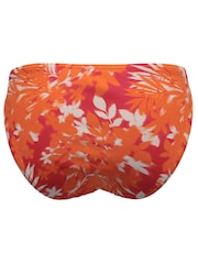 Pour Moi Orange Tropical Brief Free Spirit Bikini Bottoms - Image 4 of 4