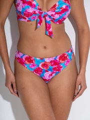 Pour Moi Blue Marrakesh Mid Rise Bikini Briefs - Image 2 of 4