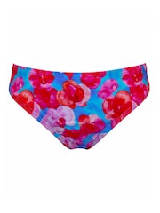 Pour Moi Blue Marrakesh Mid Rise Bikini Briefs - Image 3 of 4