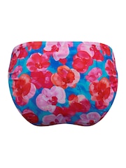 Pour Moi Blue Marrakesh Mid Rise Bikini Briefs - Image 4 of 4