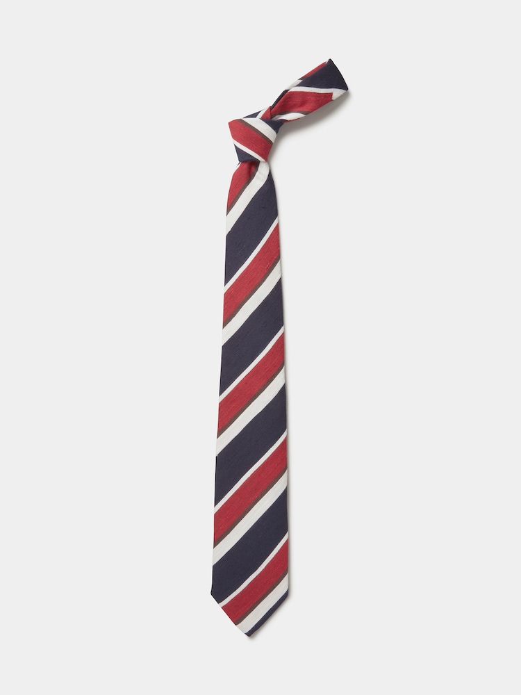 Aubin Blue Silk Slub Tie - Image 2 of 2