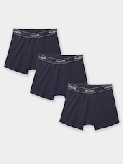 Aubin Blue Fen Boxers 3 Pack - Image 1 of 1