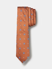 Aubin Orange Silk Tie - Image 1 of 2