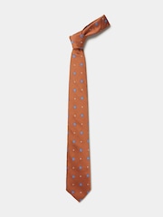 Aubin Orange Silk Tie - Image 2 of 2