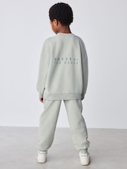 Baker by Ted Baker Green Oversized Washed Sweatshirt and Joggers Set - Image 2 of 6