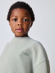 Baker by Ted Baker Green Oversized Washed Sweatshirt and Joggers Set - Image 4 of 6