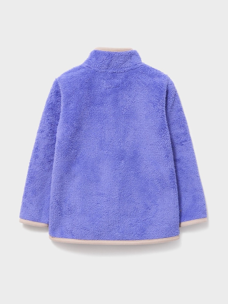 Crew Clothing Blue Zip-Through Fleece - Image 2 of 3