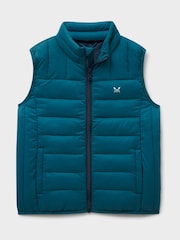 Crew Clothing Blue Lightweight Lowther Gilet - Image 1 of 3
