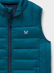 Crew Clothing Blue Lightweight Lowther Gilet - Image 3 of 3