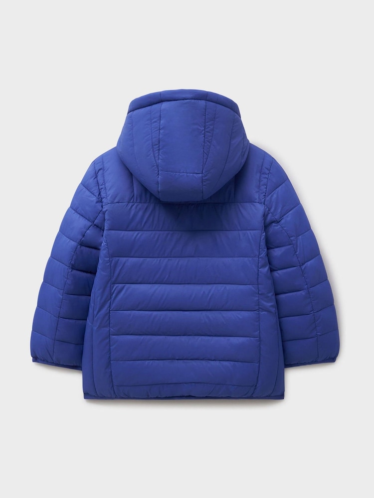 Crew Clothing Blue Reversible Lightweight Lowther Jacket - Image 3 of 3 Crew Clothing Blue Reversible Lightweight Lowther Jacket - Image 3 of 3