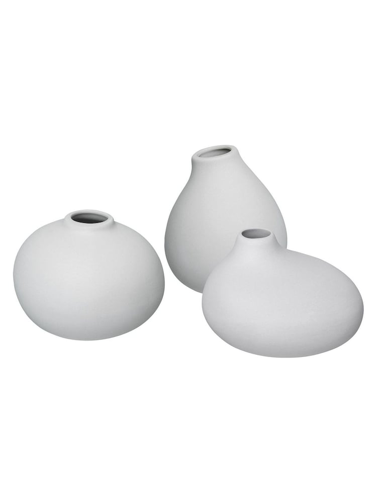 blomus 3 Piece Micro Chip NONA Vase Set - Image 2 of 2 blomus 3 Piece Micro Chip NONA Vase Set - Image 2 of 2