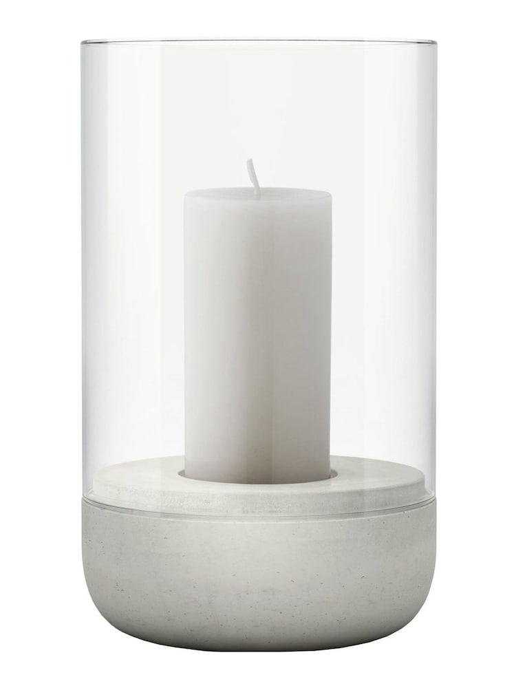blomus Grey Medium CALMA Hurricane Lamp - Image 3 of 3 blomus Grey Medium CALMA Hurricane Lamp - Image 3 of 3