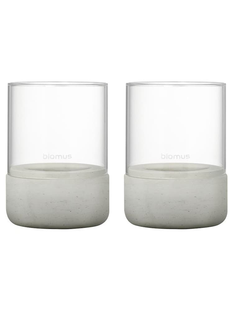 blomus Grey CALMA Small Tealight Holder Set - Image 2 of 3 blomus Grey CALMA Small Tealight Holder Set - Image 2 of 3