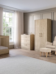 Silver Cross 5 Piece Brown Geneva with Mattress and Carmel Chair Set - Image 2 of 6