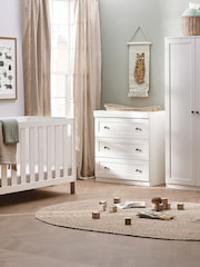 Silver Cross 3 Piece White Bromley Furniture Set - Image 2 of 5
