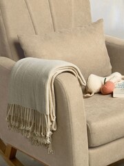 Silver Cross Natural Carmel Nursing Chair - Image 2 of 4