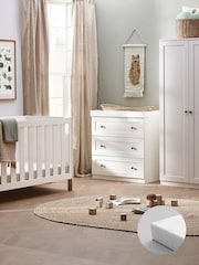 Silver Cross White Bromley Furniture Set with Mattress - Image 1 of 5