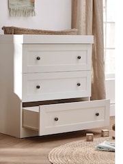 Silver Cross White Bromley Furniture Set with Mattress - Image 3 of 5