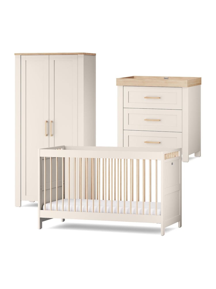 Silver Cross 3 Piece Natural Seville Furniture Set - Image 1 of 5 Silver Cross 3 Piece Natural Seville Furniture Set - Image 1 of 5