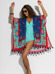 Pour Moi Woven Tassel Kimono - Bild 1 von 4