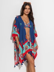 Pour Moi Woven Tassel Kimono - Bild 2 von 4