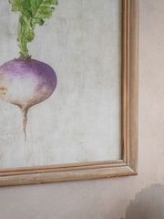 One.World Set of 4 Natural Croston Root Vegetable Framed Prints - Image 2 of 3