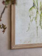 One.World Set of 4 Natural Croston Root Vegetable Framed Prints - Image 3 of 3